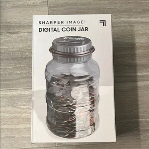 NWT Sharper Image Digital Coin Jar